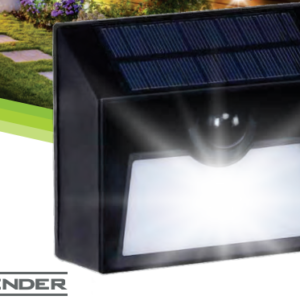 SOLARMATE INTELLIGENT SOLAR WALL LIGHT WITH MOTION SENSOR 5/300 LUMENS