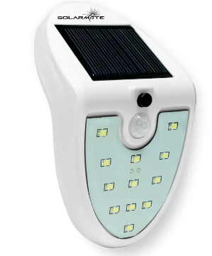 15 LED SOLAR MOTION SENSOR WALL LIGHT 5/60 LUMENS WHITE