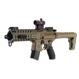 Sig Sauer MPX pellet rifle .177  PCP/cO2 with red dot scope